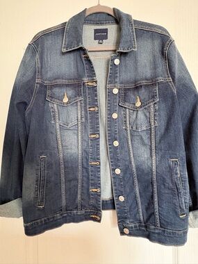 Just USA Medium Blue Washed Denim Jacket